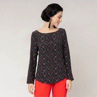 Silk top JAK - BATIKA